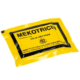 Viên ngậm Mekotricin 1mg Mekophar điều trị viêm họng, amidan cấp tính, viêm miệng, viêm lợi (24 viên)