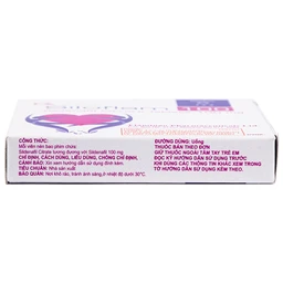 Thuốc Siloflam 100 Flamingo điều trị rối loạn cương dương (1 vỉ x 4 viên)
