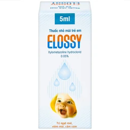 Thuốc nhỏ mũi trẻ em Elossy 0.05% điều trị ngạt mũi, viêm mũi, viêm xoang (5ml)