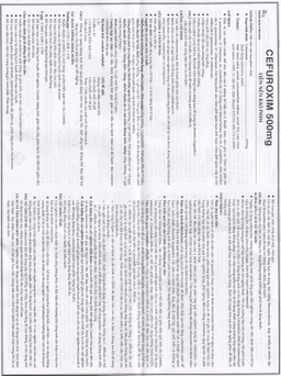 Thuốc Cefuroxim 500mg Vidipha điều trị nhiễm khuẩn (10 vỉ x 10 viên)