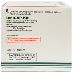 Thuốc Omicap-Kit Micro điều trị viêm dạ dày mãn tính, loét dạ dày - tá tràng (7 kít) 