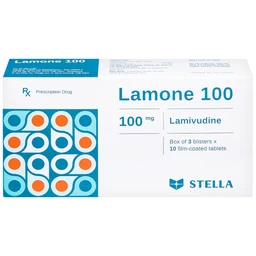 Thuốc Lamone 100 Stella điều trị viêm gan siêu vi B mãn tính (3 vỉ x 10 viên)