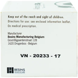 Gel bôi da Androgel 50mg/5g Besins hỗ trợ điều trị thiểu năng tuyến sinh dục nam giới (30 gói x 5g)