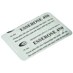 Thuốc Esserose 450 Minskintercaps cải thiện các triệu chứng bệnh lý gan (5 vỉ x 10 viên)