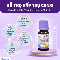 Siro giúp hỗ trợ hấp thụ canxi LineaBon K2+D3 ErgoPharm (10ml) 3