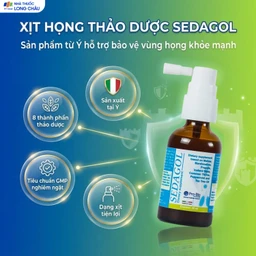Chai xịt họng hỗ trợ bảo vệ vùng họng, giảm ho, viêm họng, làm sạch họng Sedagol (30ml) 3