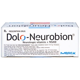 Thuốc Dolo-Neurobion Merck giảm đau khớp, phong thấp (5 vỉ x 10 viên)