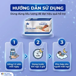 Viên uống giúp an thần hỗ trợ dễ ngủ Valena Kingphar (4 vỉ x 10 viên) 5