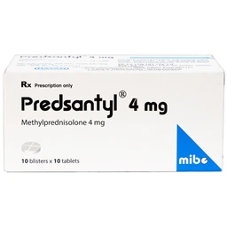 Thuốc Predsantyl 4mg Hasan kháng viêm và miễn dịch (10 vỉ x 10 viên)