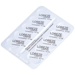 Viên nang mềm Loreze 10mg MEGA We care điều trị viêm mũi dị ứng, mày đay (5 vỉ x 10 viên)