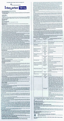 Thuốc Irbesartan 150mg Domesco điều trị tăng huyết áp, bệnh thận (2 vỉ x 14 viên)