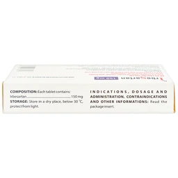 Thuốc Irbesartan 150mg Domesco điều trị tăng huyết áp, bệnh thận (2 vỉ x 14 viên)