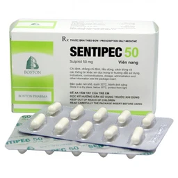 Thuốc Sentipec 50mg Boston trị chứng lo âu, rối loạn hành vi (5 vỉ x 10 viên)