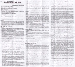 Thuốc DH-Metglu XR 1000 Hasan điều trị tiểu đường típ 2 (5 vỉ x 10 viên)