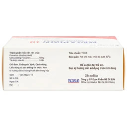 Viên nén Mezapizin 10 Medisun điều trị đau nửa đầu (10 vỉ x 10 viên)