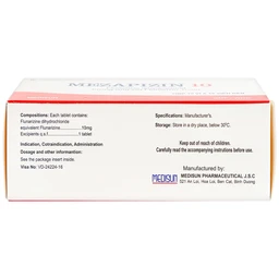 Viên nén Mezapizin 10 Medisun điều trị đau nửa đầu (10 vỉ x 10 viên)