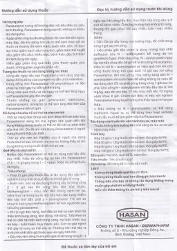 Bột sủi EfferHasan 250mg giảm đau, hạ sốt (30 gói)