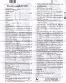 Thuốc Cotrimxazon 960 điều trị nhiễm khuẩn (10 vỉ x 10 viên)