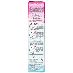 Kem tẩy lông Veet Silk & Fresh Aloe Vera & Vitamin E cho da nhạy cảm (50g)