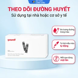 Que thử đường huyết Yuwell Y330 (hộp 50 que) 2