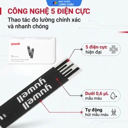 Que thử đường huyết Yuwell Y330 (hộp 50 que) 3