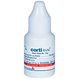 Kem thoa da Corti RVN Roussel điều trị chàm thể tạng, chàm dạng đĩa, sần ngứa, vảy nến (8g)