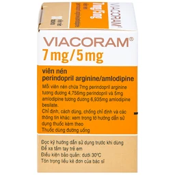 Thuốc Viacoram 7mg/5mg Servier điều trị tăng huyết áp vô căn (30 viên)