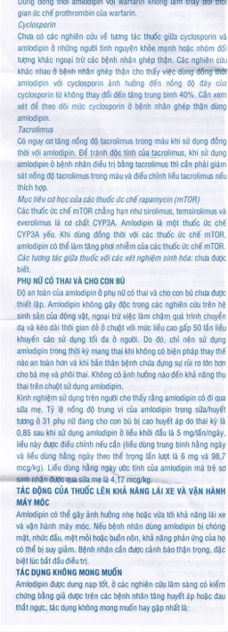 Thuốc Pyme-Am5 Pymepharco điều trị tăng huyết áp (10 vỉ x 14 viên)