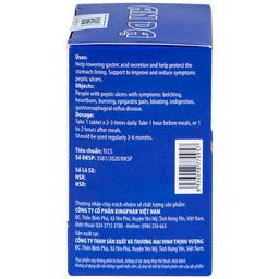 Viên uống hỗ trợ giảm axit dịch vị, giảm viêm loét dạ dày, tá tràng An Dạ Kingphar (60 viên)