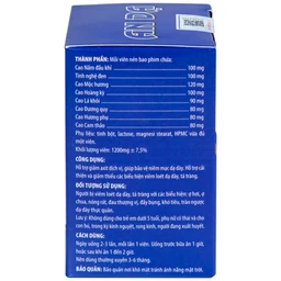 Viên uống hỗ trợ giảm axit dịch vị, giảm viêm loét dạ dày, tá tràng An Dạ Kingphar (60 viên)