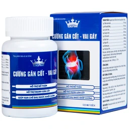 Viên uống hỗ trợ bổ thận, giúp hạn chế đau nhức khớp xương do phong thấp Cường Gân Cốt - Vai Gáy Kingphar (60 viên)