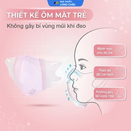 Khẩu trang trẻ em Thiên Thủy 3D cho trẻ từ 1-5 tuổi (8 cái) 4