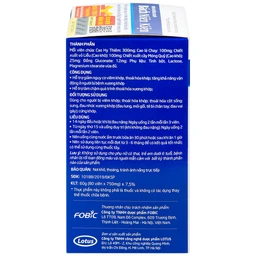 Viên hỗ trợ giảm nguy cơ viêm khớp Bách Niên Kiện Fobic (80 viên)