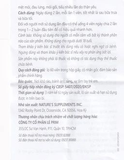 Viên uống giúp bổ thận, tráng dương, tăng cường sinh lực nam Maca M Male Power (60 viên)