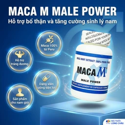 Viên uống giúp bổ thận, tráng dương, tăng cường sinh lực nam Maca M Male Power (60 viên) 2