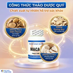 Viên uống hỗ trợ tăng sinh lý nữ, tăng cường nội tiết tố nữ Maca F Female Empower (60 viên) 3