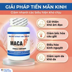 Viên uống hỗ trợ tăng sinh lý nữ, tăng cường nội tiết tố nữ Maca F Female Empower (60 viên) 4