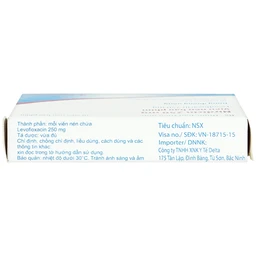 Thuốc Nirdicin 250mg Pharmathen điều trị viêm phổi, viêm thận - bể thận, viêm tuyến tiền liệt (10 viên)