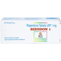 Thuốc Sizodon 1 Sunplay điều trị bệnh tâm thần phân liệt (5 vỉ x 10 viên)