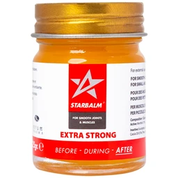 Cao xoa giảm đau Starbalm đỏ 25g hỗ trợ làm nóng, giảm mỏi cơ, chấn thương