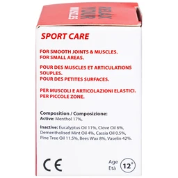 Cao xoa giảm đau Starbalm đỏ 25g hỗ trợ làm nóng, giảm mỏi cơ, chấn thương