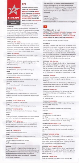 Cao xoa giảm đau Starbalm đỏ 10g hỗ trợ làm nóng, giảm mỏi cơ, chấn thương