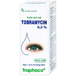 Thuốc nhỏ mắt Tobramycin 0,3% Traphaco điều trị nhiễm khuẩn mắt (6ml)