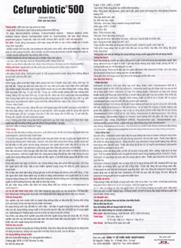 Thuốc Cefurobiotic 500mg Tenamyd điều trị nhiễm khuẩn (5 vỉ x 10 viên)