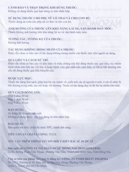 Dung dịch vệ sinh mũi Nasomom Clean&Clear Reliv điều trị nghẹt mũi, sổ mũi, khò khè, cảm cúm (70ml)