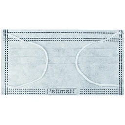 Khẩu trang 4 lớp than hoạt tính Hamita H80+ màu xám (50 cái) ngăn khói bụi, vi khuẩn và giọt bắn