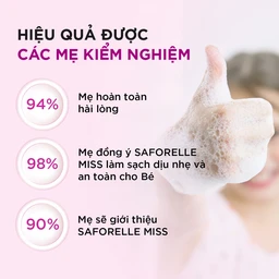 Dung dịch vệ sinh cho bé Saforelle Miss dịu nhẹ, bảo vệ vùng kín (100ml) 7