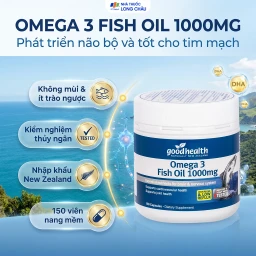 Viên giúp phát triển não bộ Omega 3 Fish Oil 1000mg GoodHealth (150 viên) 2