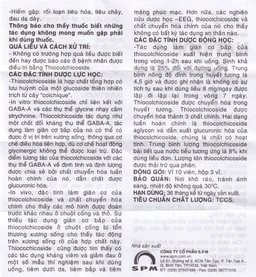 Viên nén Natidof 8 SPM điều trị thoái hóa đốt sống, vẹo cổ, đau lưng (3 vỉ x 10 viên)