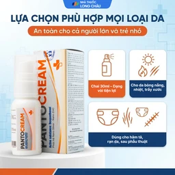 Kem bôi vết thương, bỏng Pantocream 30g Nano Silver - Zinc 4